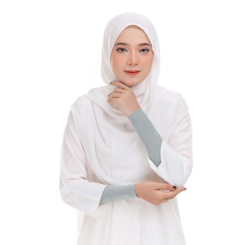Handsock Deeja Muslimah Pendek Plussize Handsocks Nurbella Lycra Plain Cantik Tangan Kecil Saiz S