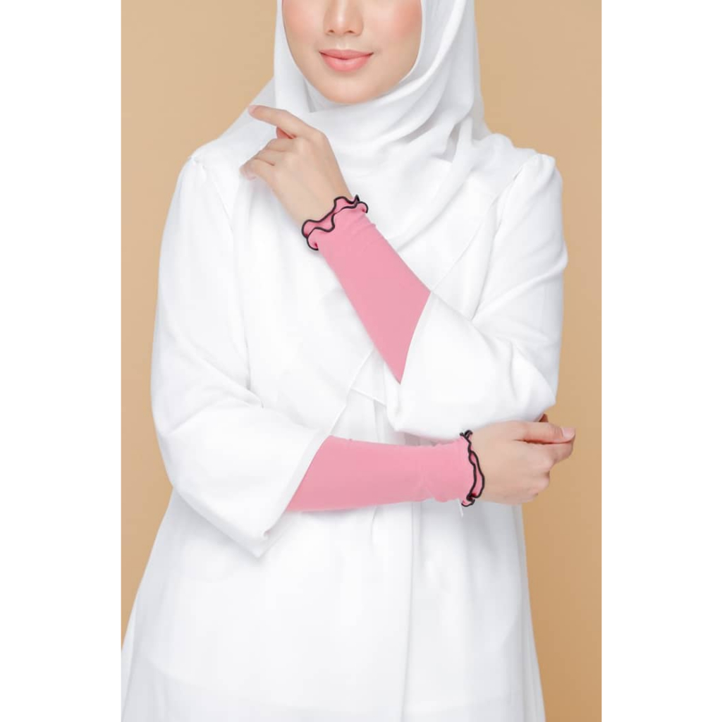 Handsock Nurbella Sejuk Saiz S, M, L Nikah Ropol Neelofa Muslimah Stokin Tangan Women Lycra Bella