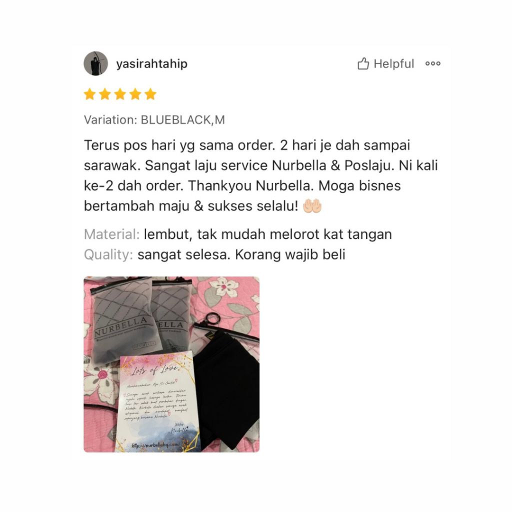 Handsock Qaseh Muslimah Hand Socks Nurbella Ring Lycra Plain Cantik Tangan Kecil Anti Melorot Women