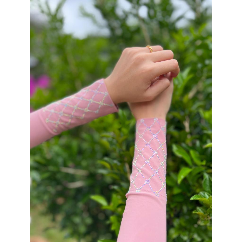 Handsocks Airis Lembut Berbatu Cantik Panjang Sejuk Lycra Premium Nurbella Plus Size Tak Jarang Women Nurbella