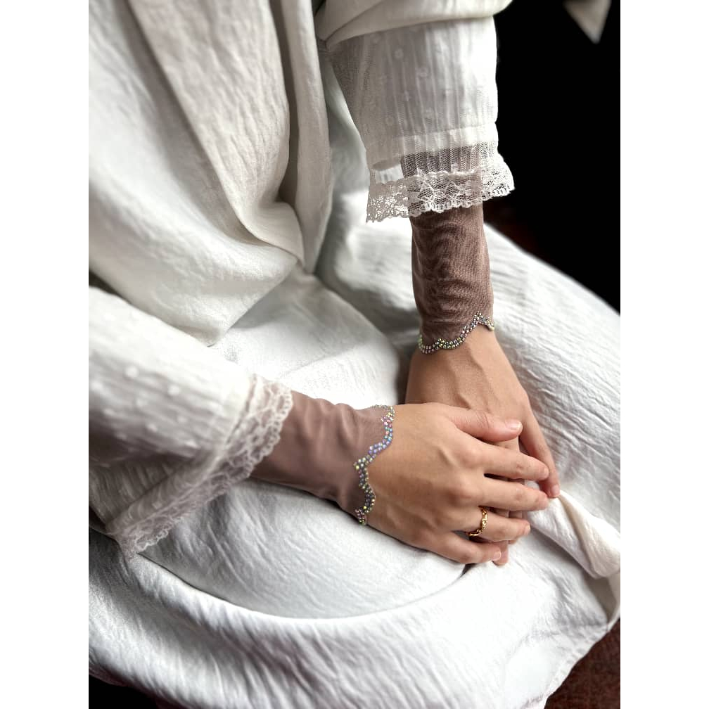 Handsocks Sajeeda Muslimah Berbatu Sejuk Cantik Panjang Lycra Premium Plus Size Nurbella Women