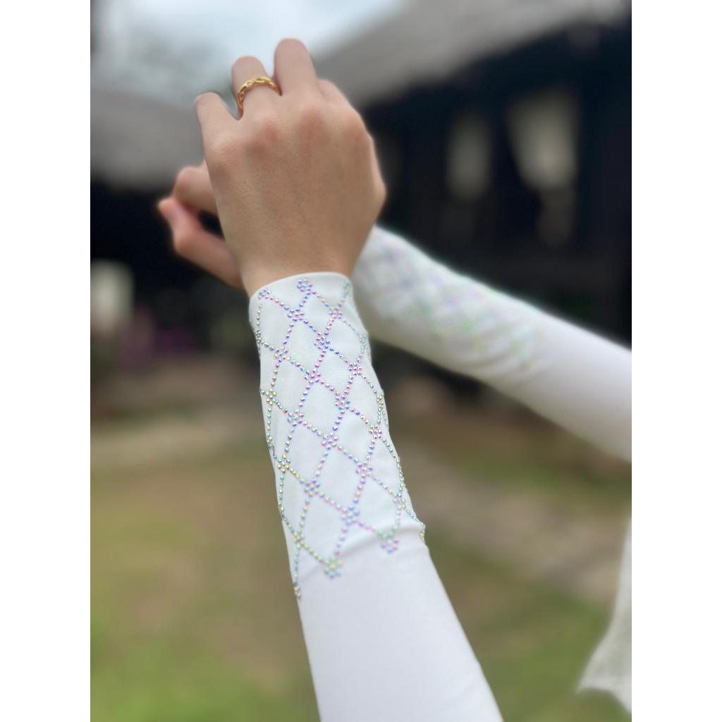 Handsocks Airis Lembut Berbatu Cantik Panjang Sejuk Lycra Premium Nurbella Plus Size Tak Jarang Women Nurbella