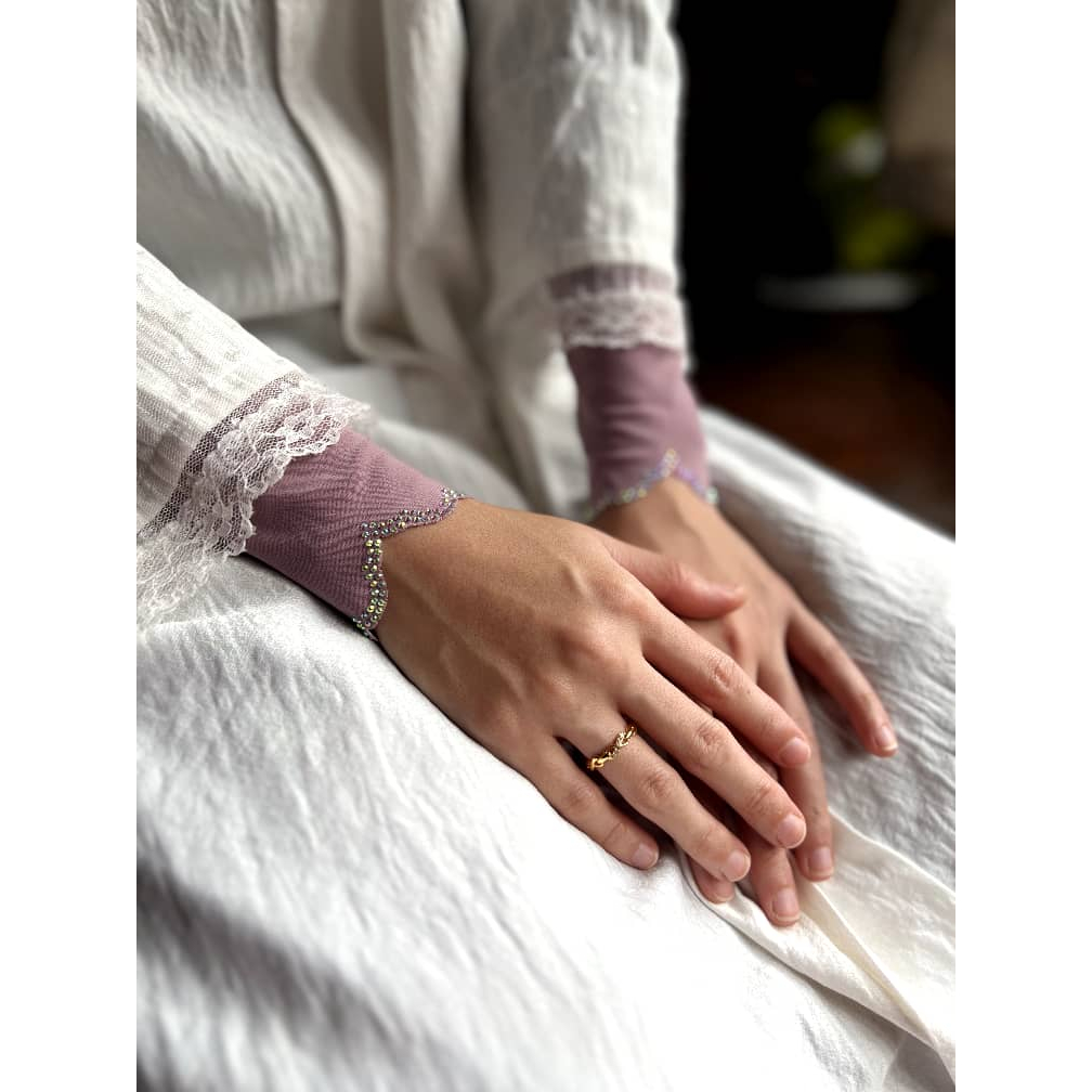 Handsocks Sajeeda Muslimah Berbatu Sejuk Cantik Panjang Lycra Premium Plus Size Nurbella Women