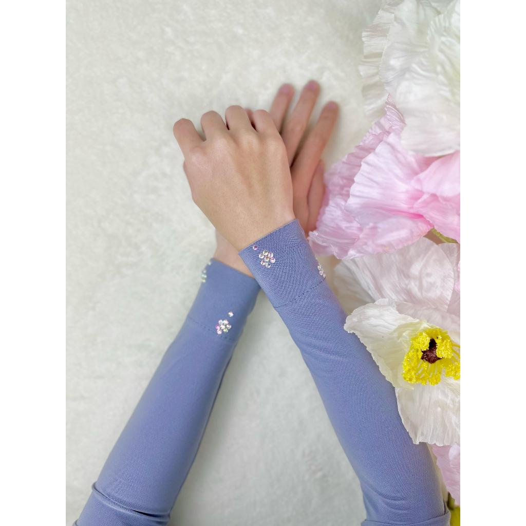 Handsock Helena Muslimah Berbatu Cantik Kemas Terletak Lembut Comel Premium Lycra Panjang Sejuk