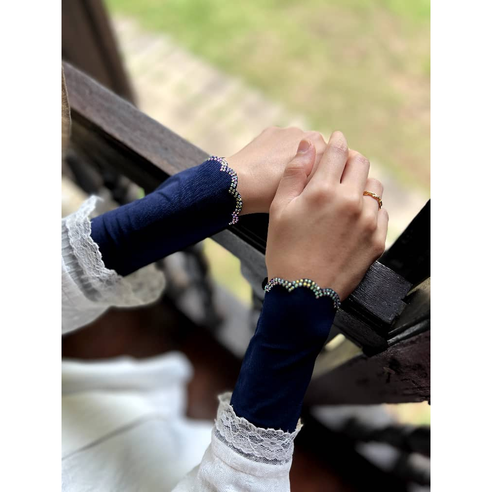 Handsocks Sajeeda Muslimah Berbatu Sejuk Cantik Panjang Lycra Premium Plus Size Nurbella Women