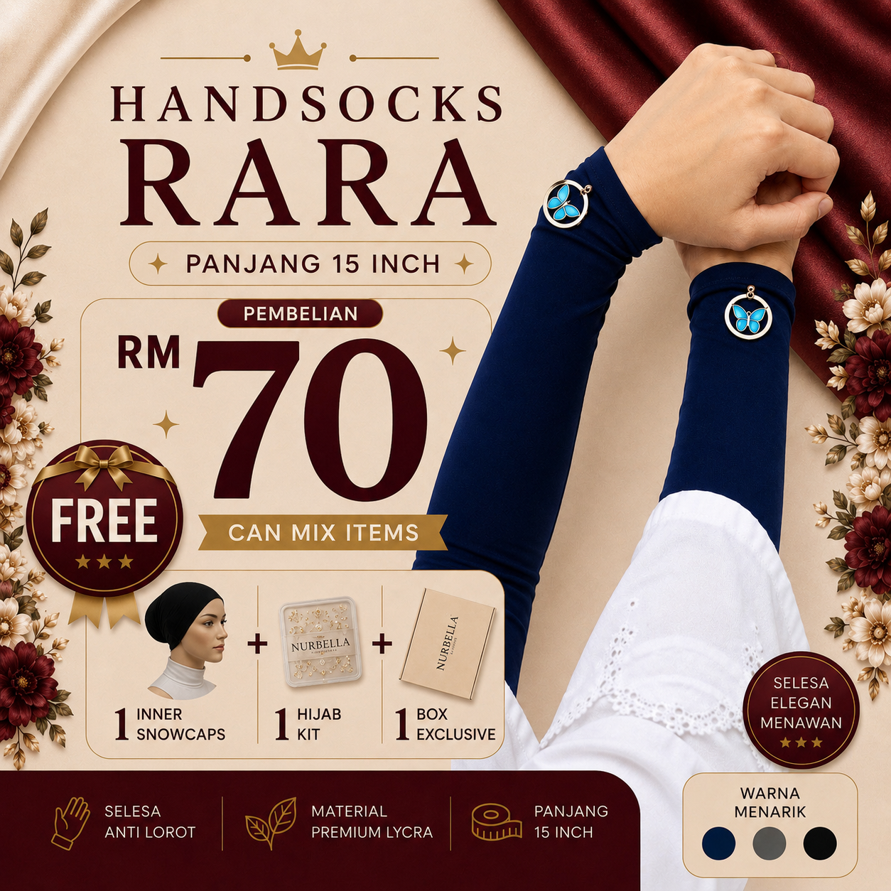 Handsock Rara Edisi Raya (New)