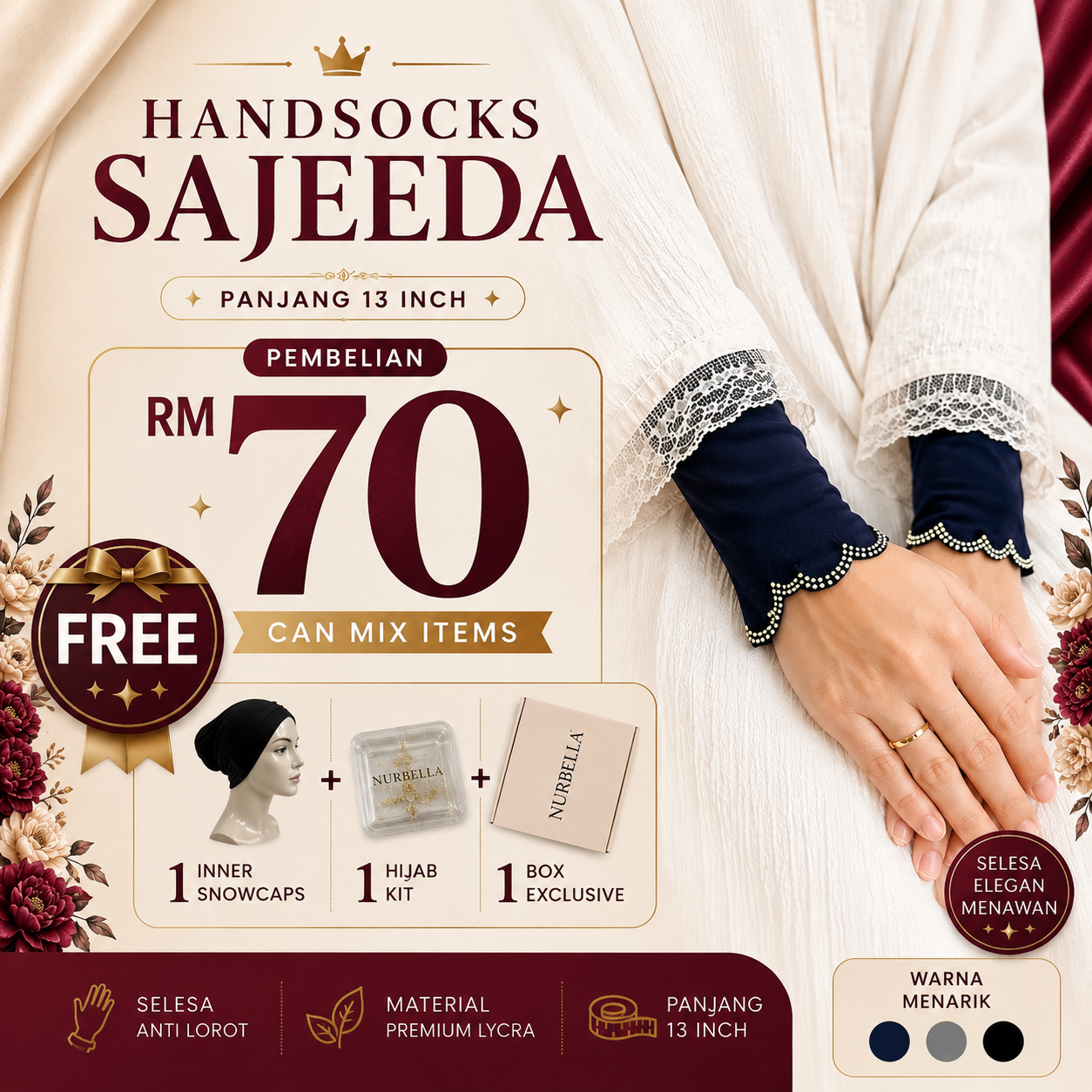 Handsocks Sajeeda 
