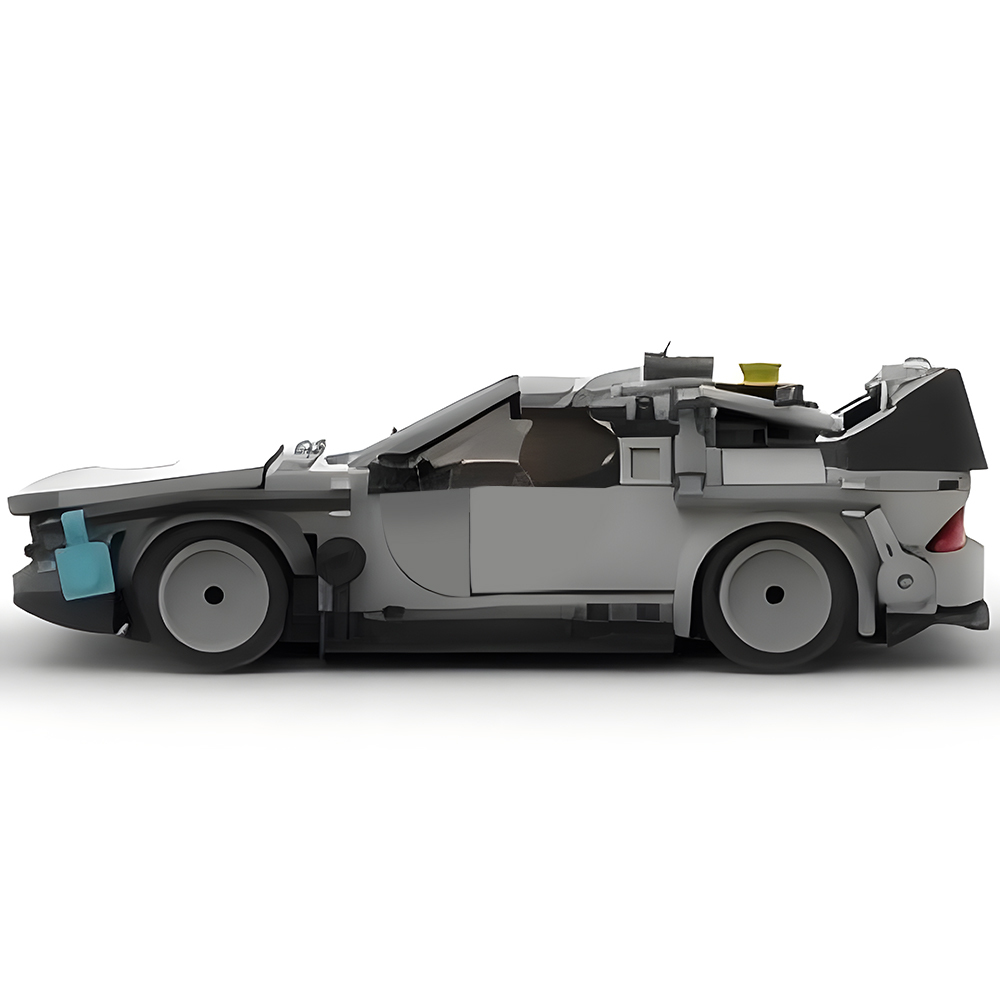 Modelauto Bouwpakket Raceauto Bouwstenen Cadeau - minebricknl