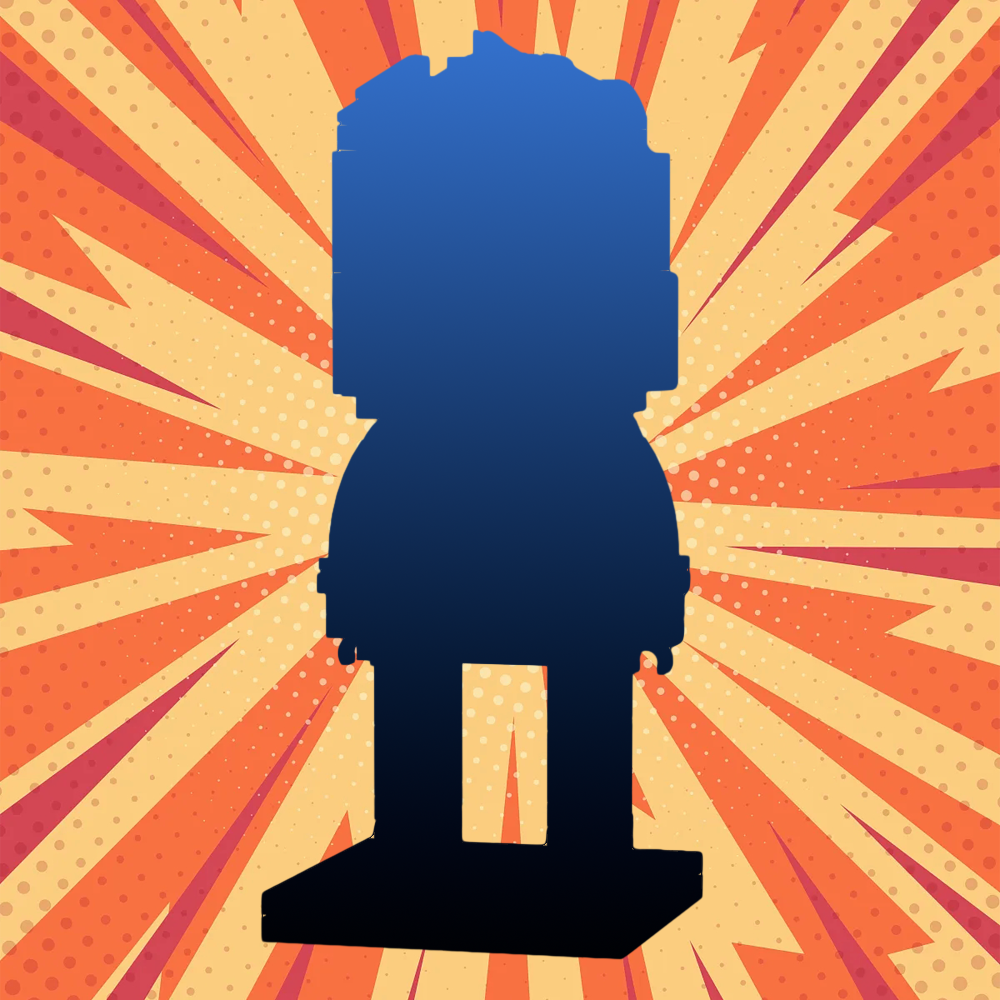 Cadeau Voor Artsendag: Gepersonaliseerd Hoofd Van Een Bakstenen Figuur Voor Een Vrouwelijke Arts In Een Laboratoriumjas Met Gegraveerde Tekst. Beroepsgeschenk. - minebricknl