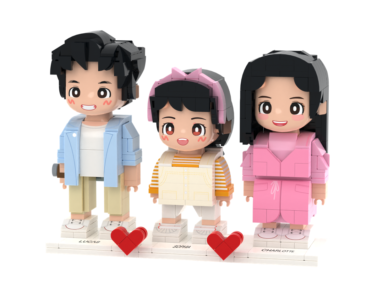 Aanpasbare, Volledig Op Maat Gemaakte Brick-figuren, Speelgoed Met Kleine Deeltjesblokjes, Brick Me-cadeaus - minebricknl