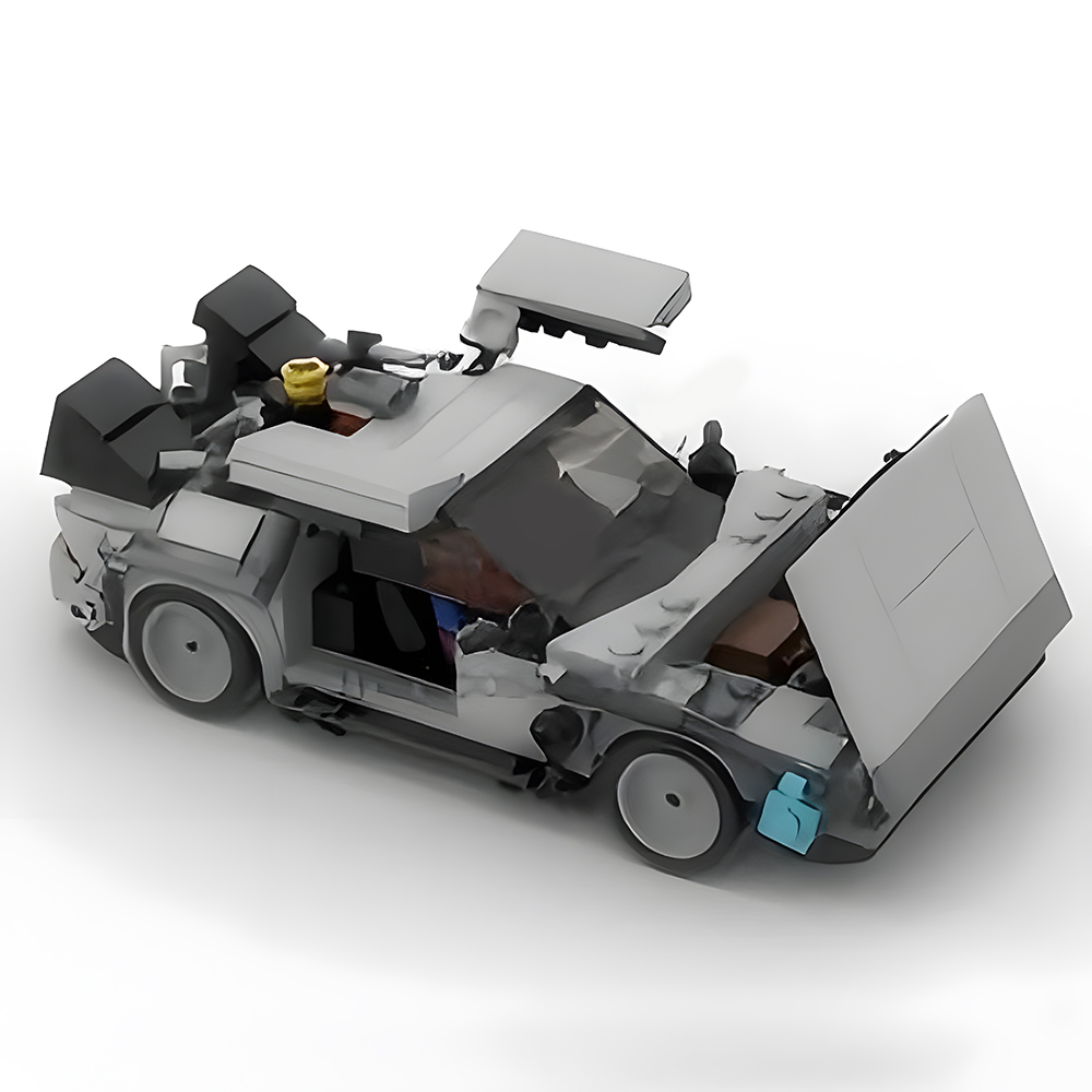 Modelauto Bouwpakket Raceauto Bouwstenen Cadeau - minebricknl