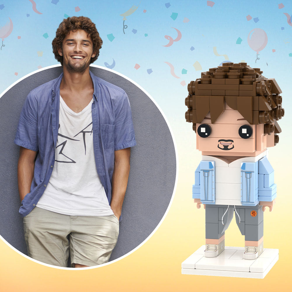 Aangepaste Stenen Figuren Gepersonaliseerde Fotosteenfiguren Gepersonaliseerde Doe-het-zelf-steenfiguren Maak Je Eigen Kleine Deeltjesblokspeelgoed