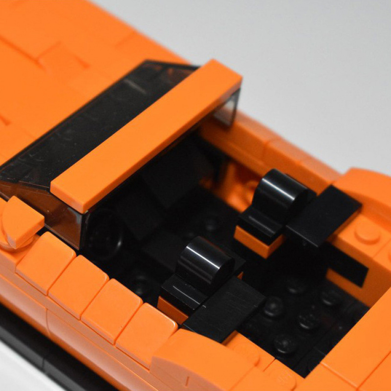 Modelauto Bouwpakket Raceauto Bouwstenen Cadeau - minebricknl