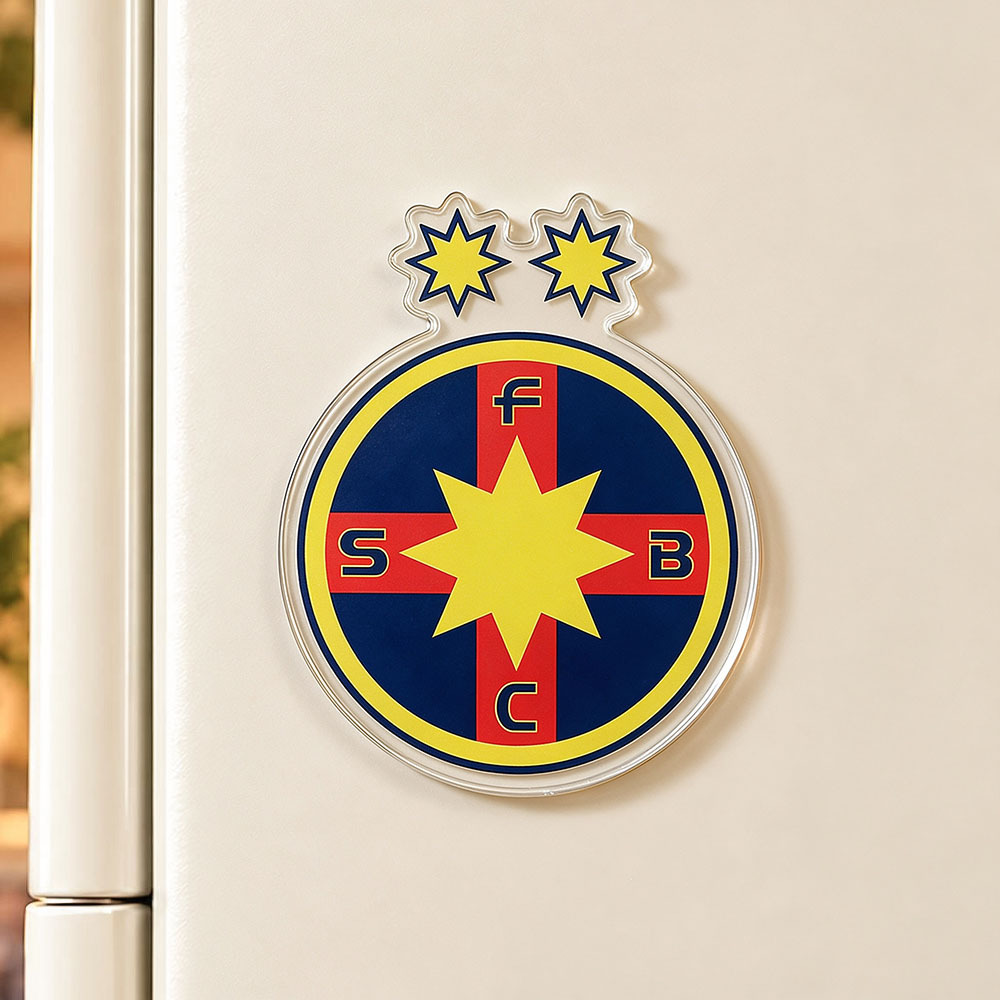 Voetbalclub Badge Acryl Koelkastmagneet | Voetbal Team Crest Koelkast Magneet - minebricknl