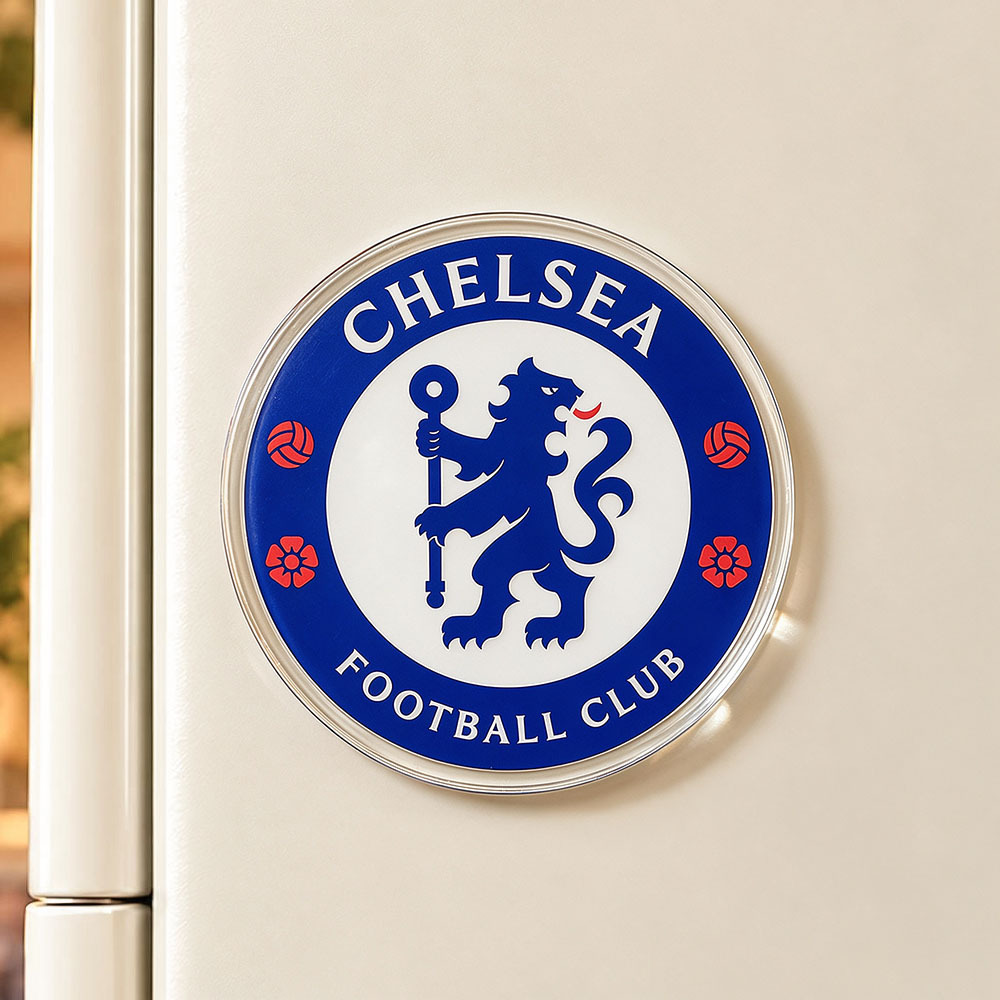 Voetbalclub Badge Acryl Koelkastmagneet | Voetbal Team Crest Koelkast Magneet - minebricknl