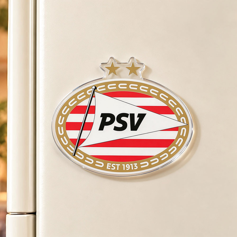 Voetbalclub Badge Acryl Koelkastmagneet | Voetbal Team Crest Koelkast Magneet - minebricknl