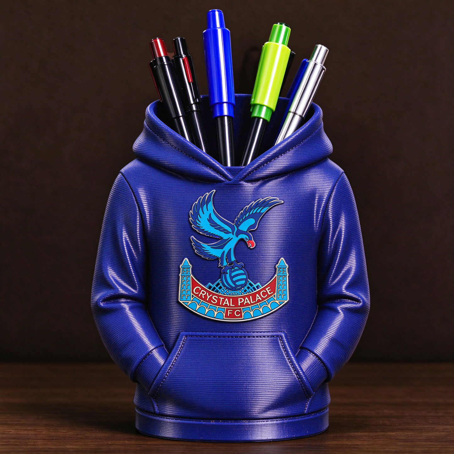 UK Football Hoodie Pen Holder 3D Geprint Bureau Organizer Voetbalfan Cadeau - minebricknl