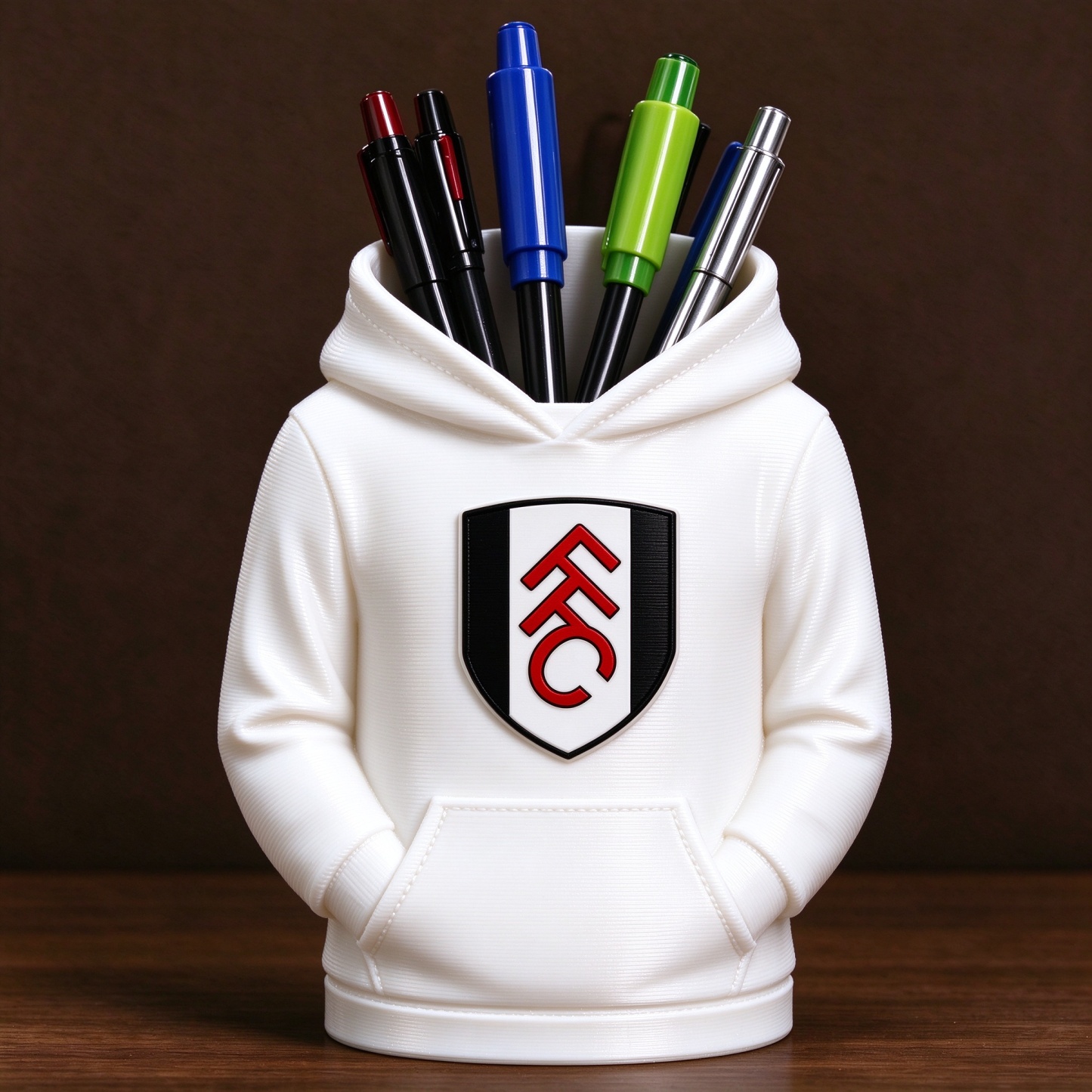 UK Football Hoodie Pen Holder 3D Geprint Bureau Organizer Voetbalfan Cadeau - minebricknl