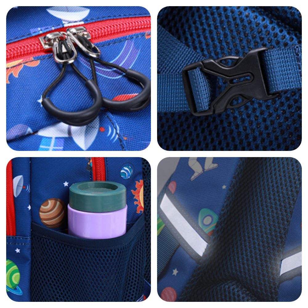 Regenboog Schoolrugzak Astronaut Kinderboekentas Kleuterschool Kleuterschool Schooltas Voor Jongens En Meisjes - minebricknl