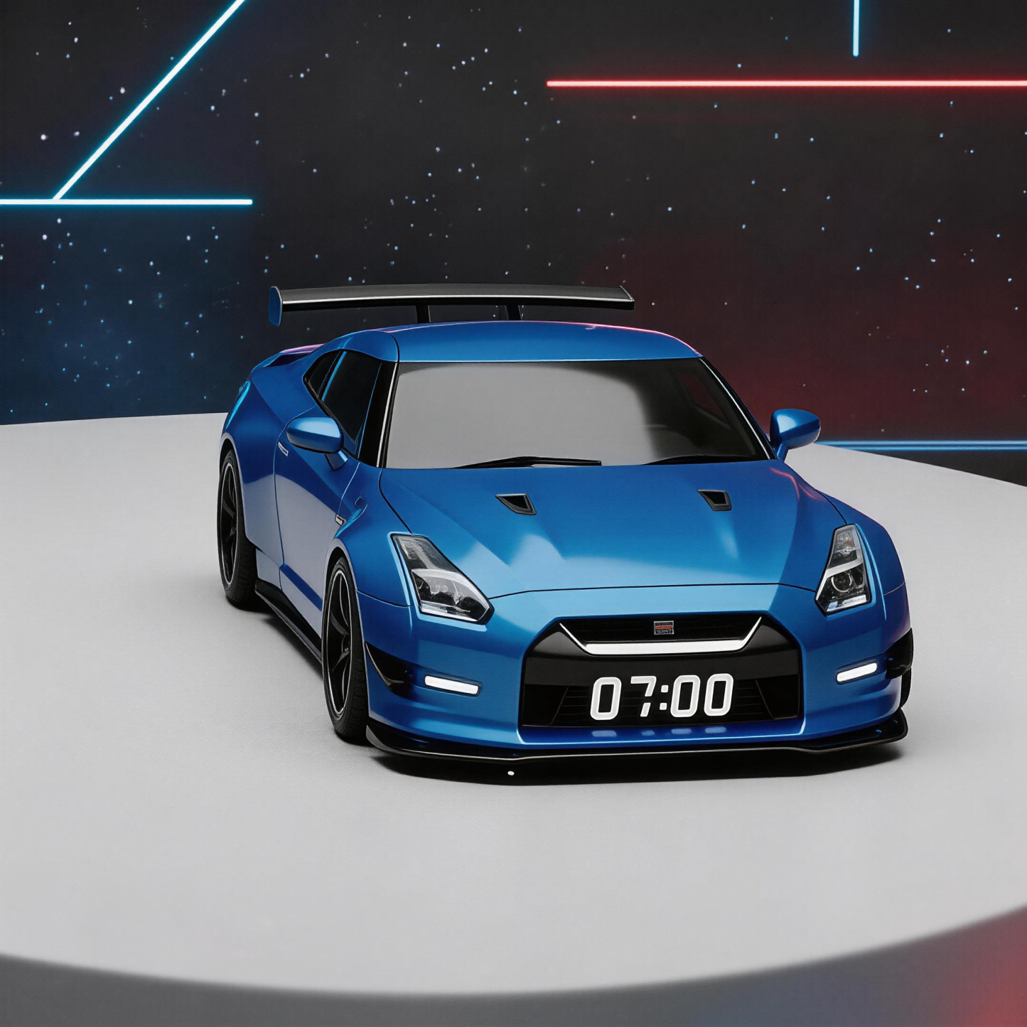 Hypercar Motor Klok Realistische Sportwagen Decoratie En Tijdmeting - minebricknl