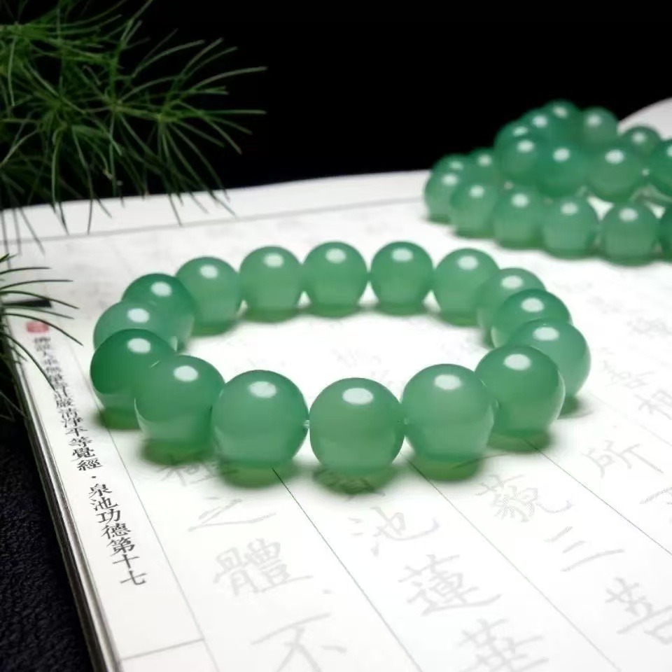 [A30]・天然丸玉ブレスレット
