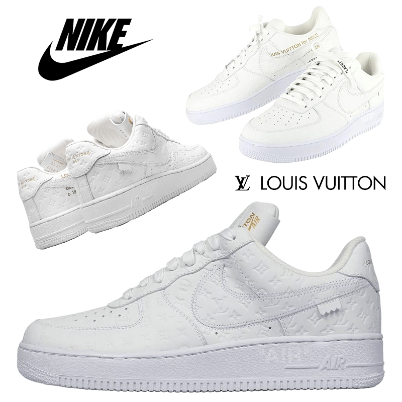 ルイ?ヴィトン × ナイキ エアフォース1 ロー バイ ヴァージル?アブロー "ホワイト"