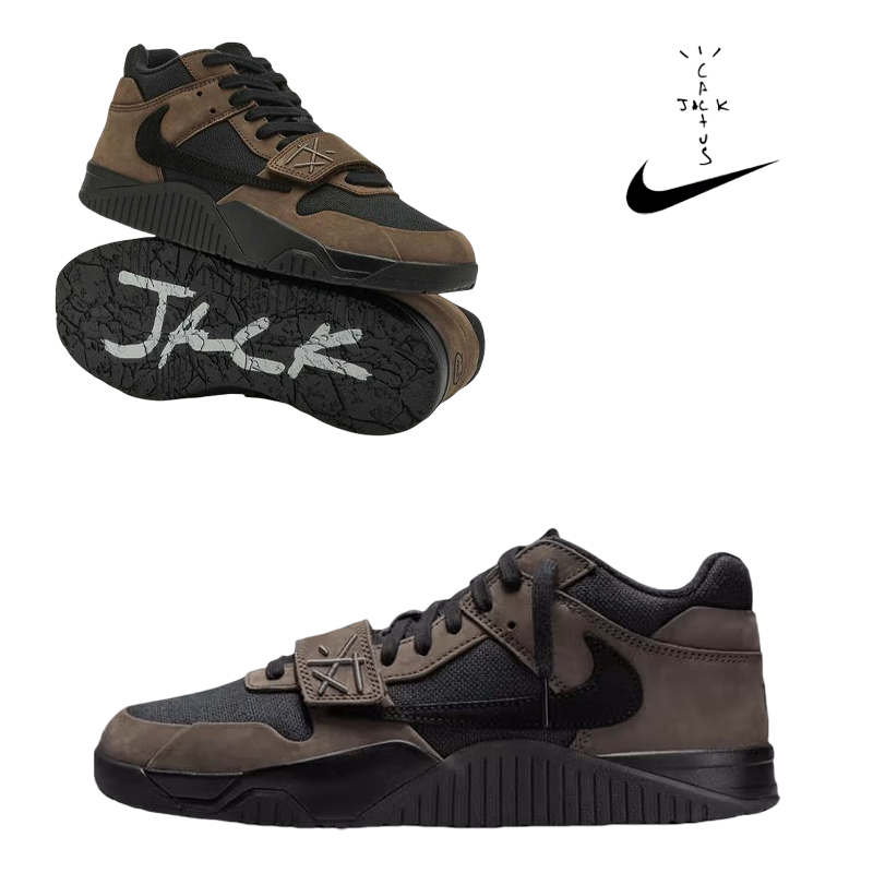 トラヴィススコット × ナイキ ジョーダン ジャンプマンジャック TR CJ1 T-Rexx "ブラック アンド ダークモカ"