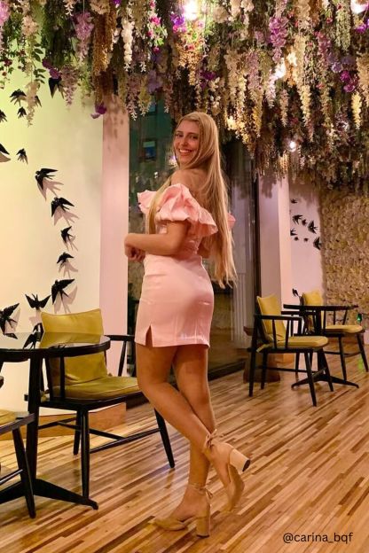 Satin Shirring Strapless Mini Dress