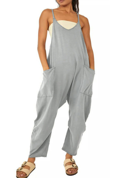 Large Pocket Cami Jumpsuits