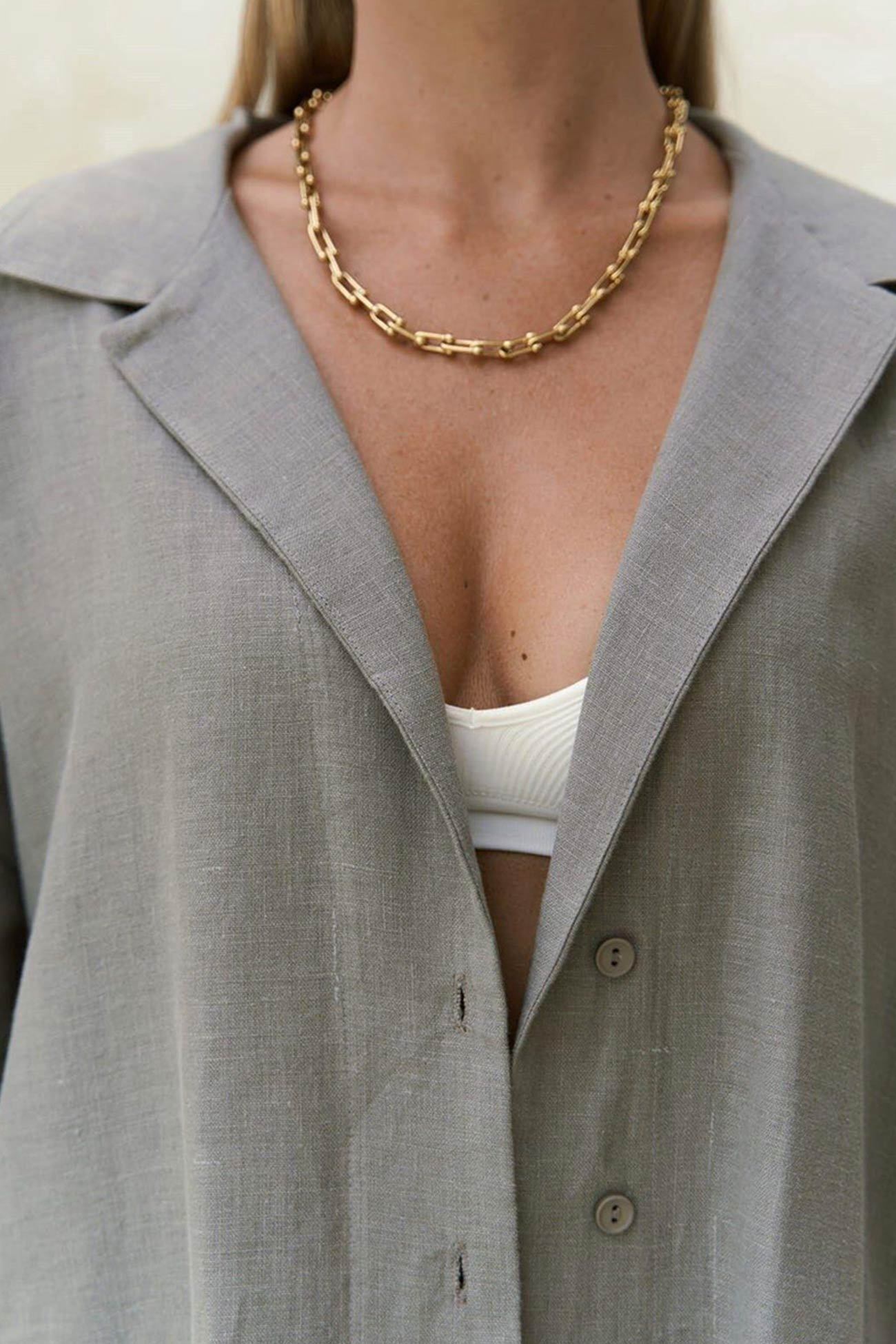 Solid Color Cotton Half Sleeve Blouse Pants Set