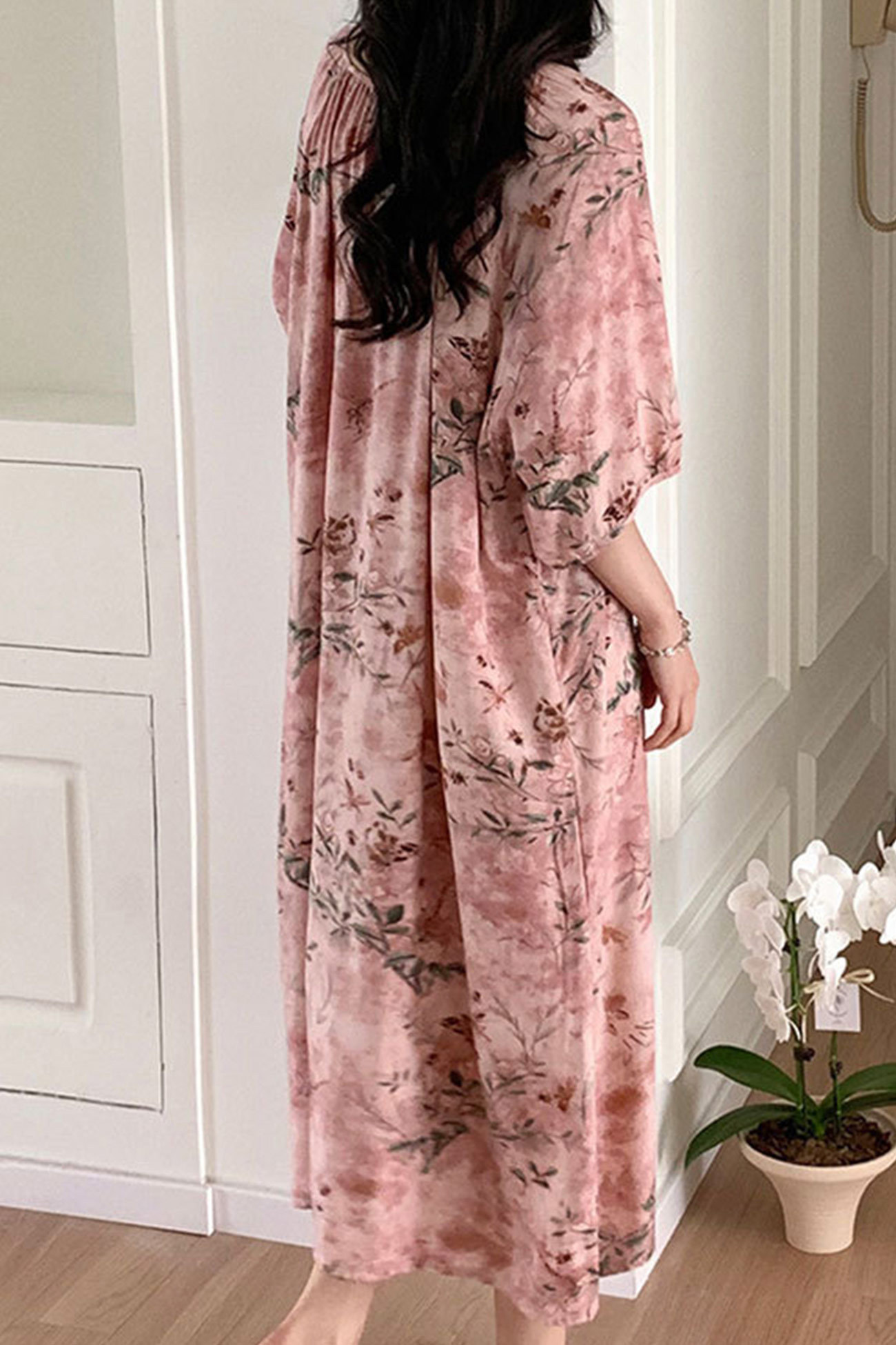 Printed Tie-up Oversize Loungewear