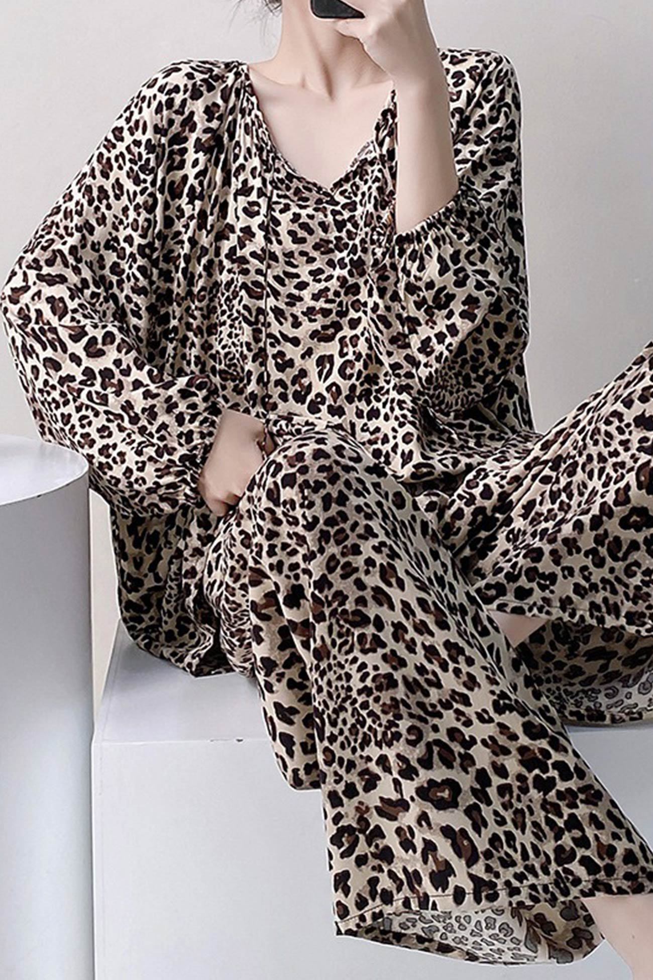 Printed Tie-up Oversize Loungewear