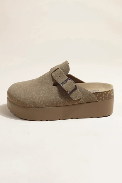 Vintage Leather Slip-on Flats