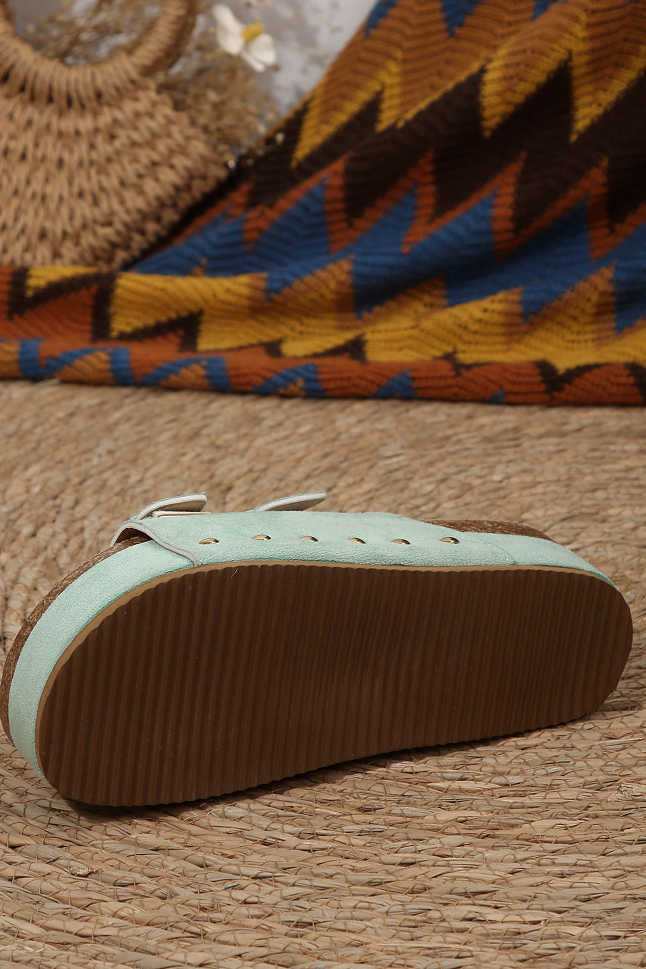 Suede Platform Sandal
