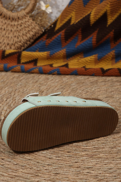 Suede Platform Sandal