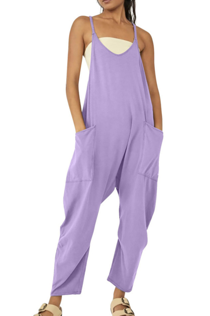 Large Pocket Cami Jumpsuits