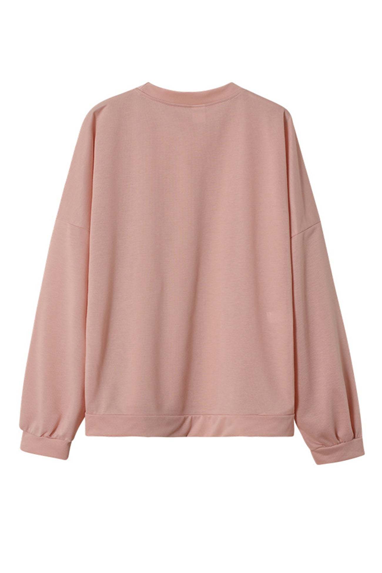 Crew Neck Sweatshirt Shorts Set