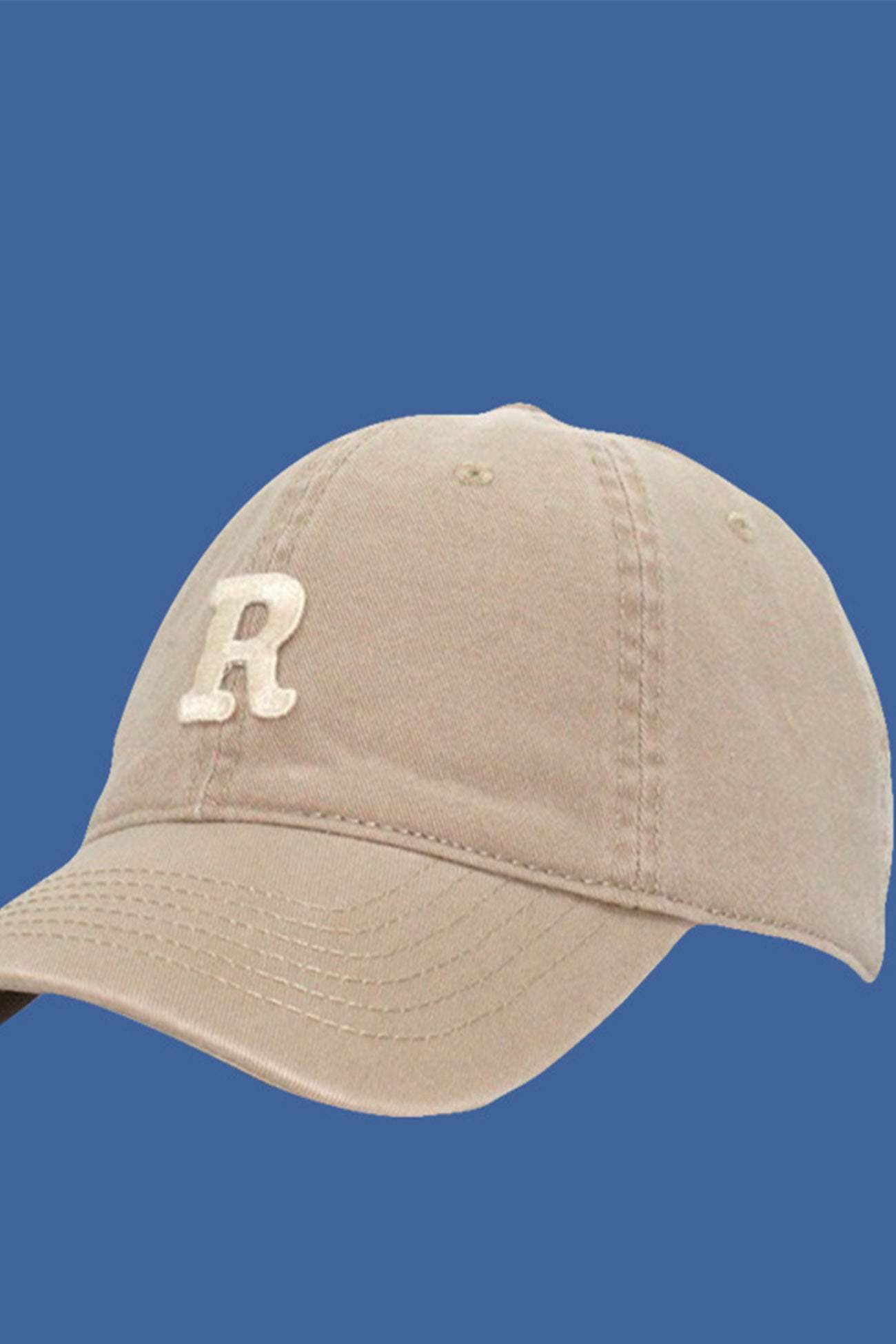 Letter R Embroidered Baseball Cap