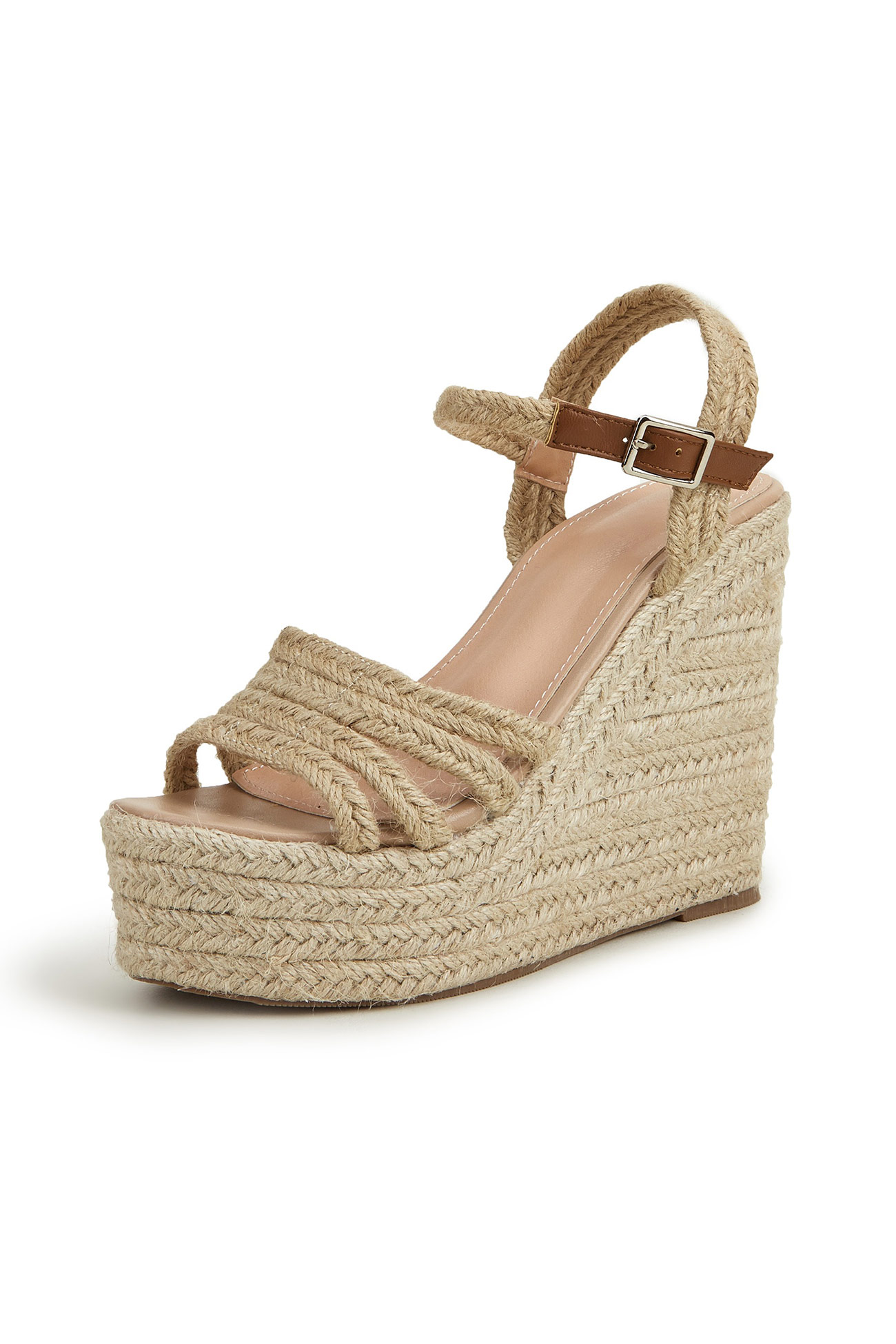 Ankle Strap Espadrille Wedge Sandals