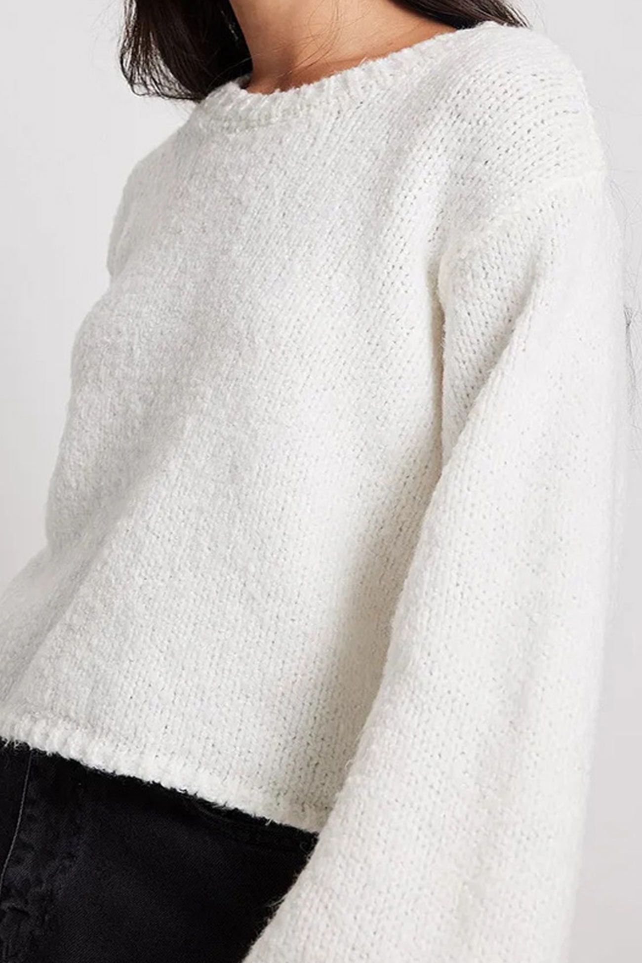 Backless Tie-up Pullover Sweater