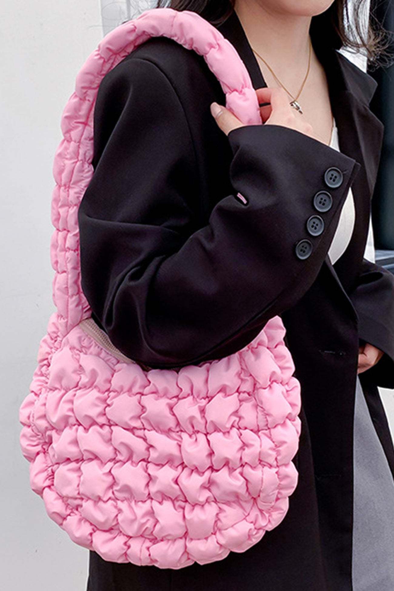 Candy Color Cloud Shoulder Bag