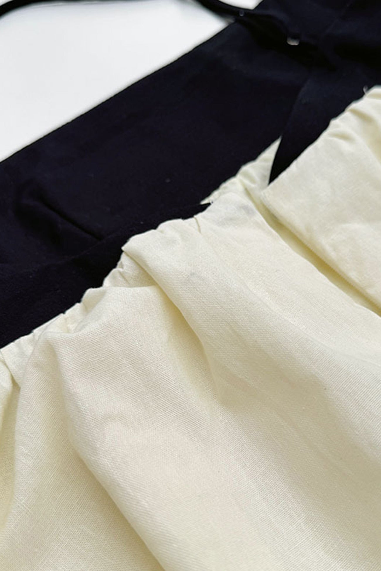 Cotton Contrast Patchwork Cami Dress
