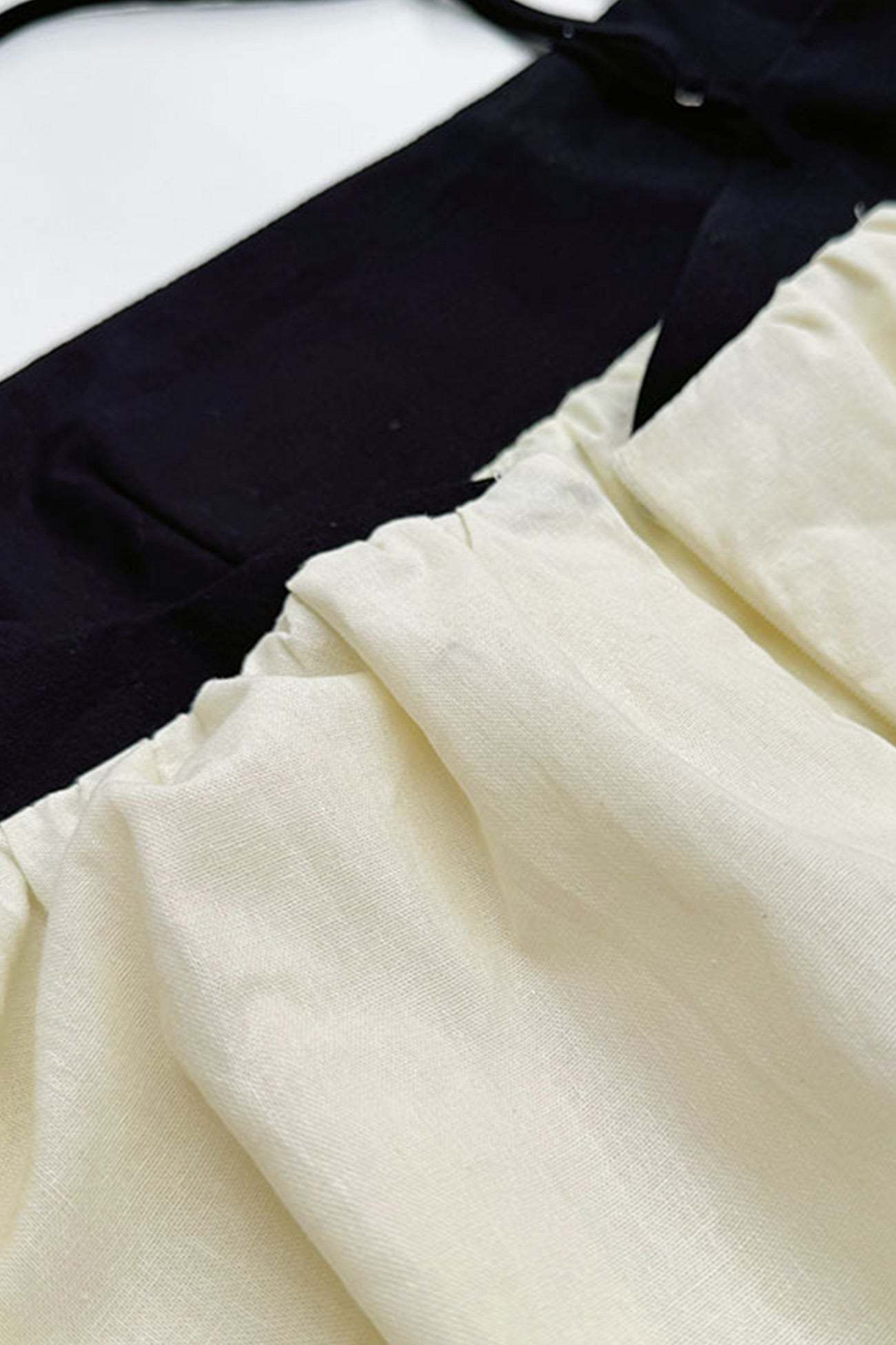 Cotton Contrast Patchwork Cami Dress