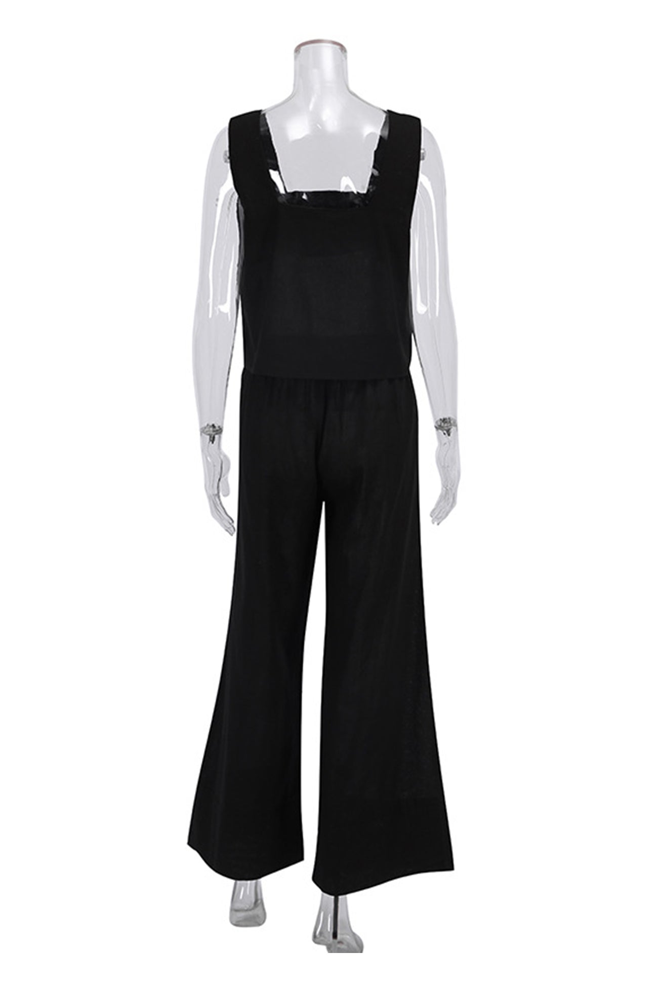 Cotton Square Neck Tank Pants Suits