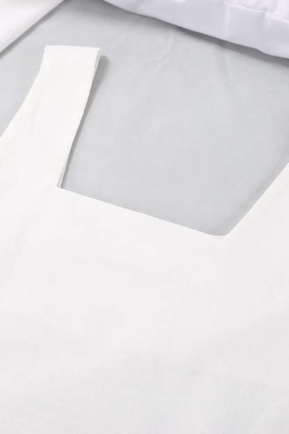 Cotton Square Neck Tank Pants Suits