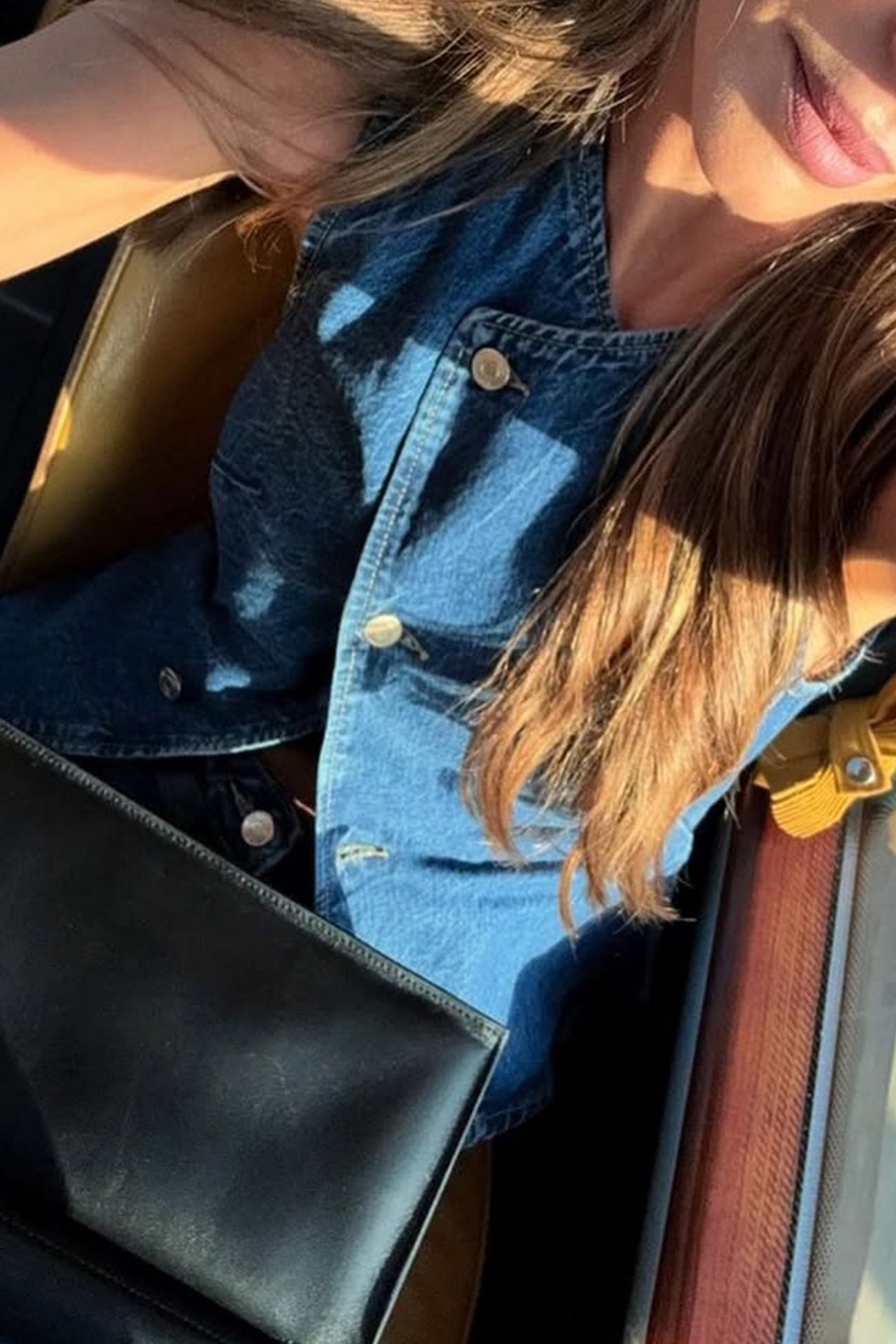 Denim Tank Top Wide Leg Jeans Set