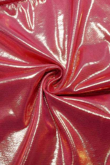 Glossy Vest Wide Leg Pants Set