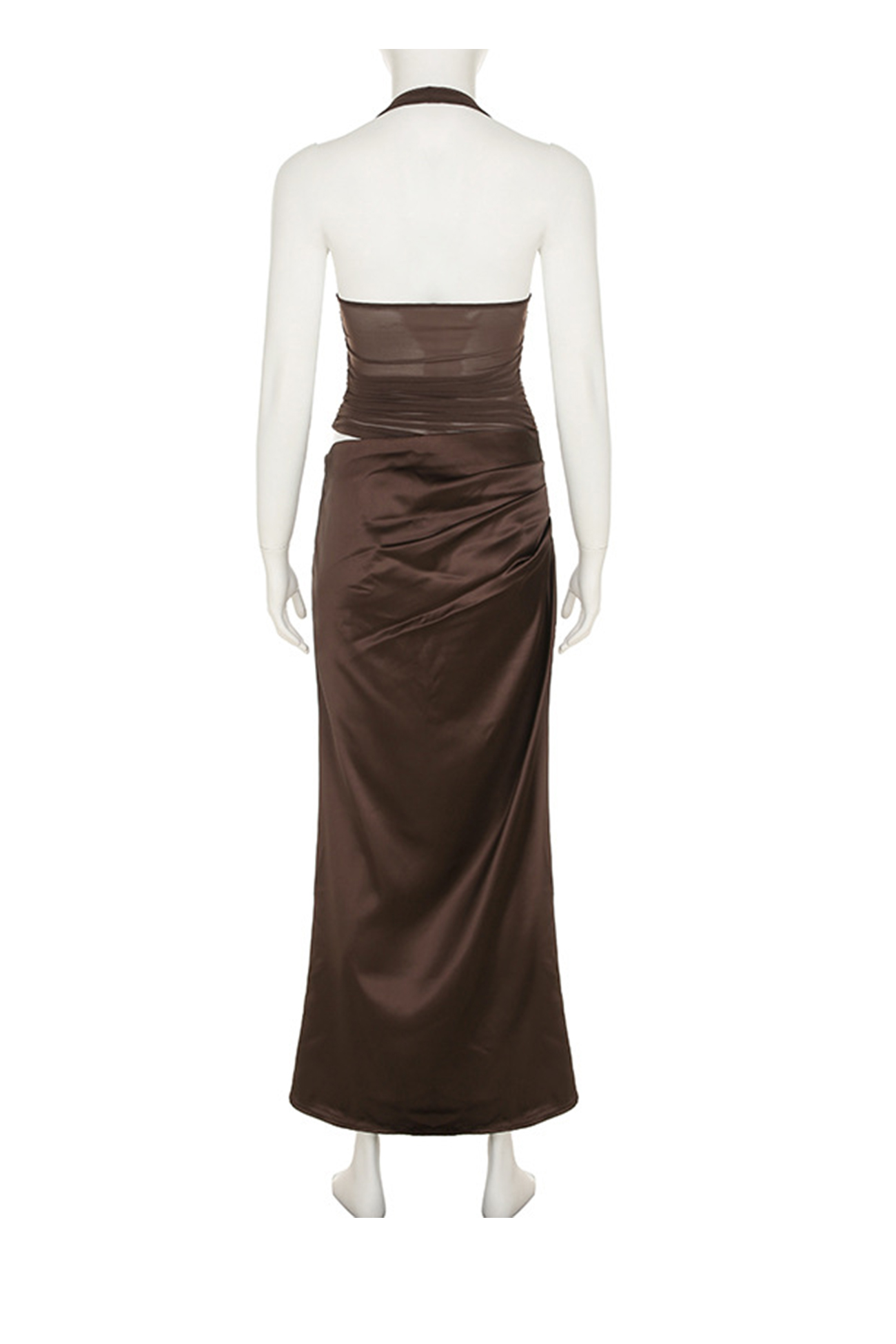 Halter Neck Cutout Pack Hip Dress