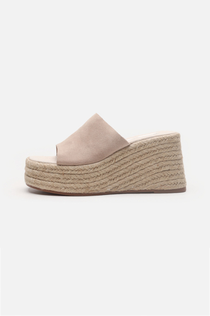 PVC Espadrille Wedge Thick Sandals