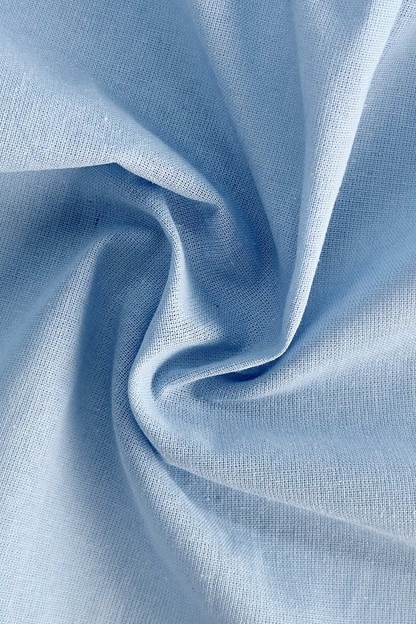 Puff Sleeve V Neck Cotton Sweet Shirt Set